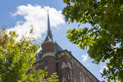 Low angle view of cathedral against sky