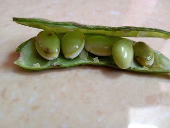 Close-up of vegetables on table