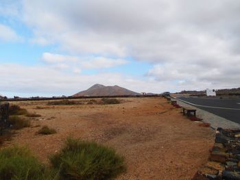 Panoramic view of landscape against sky