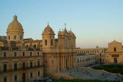 Cathedral against clear sky