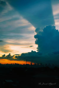 Scenic view of sky during sunset