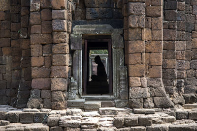 Low angle view of historical building