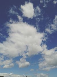 Low angle view of cloudy sky