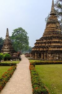 View of temple against sky