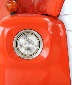 Close-up of vintage car