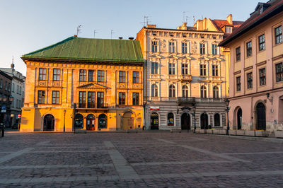 View of buildings in city