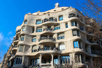 Low angle view of building against sky