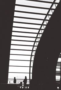 Low angle view of woman