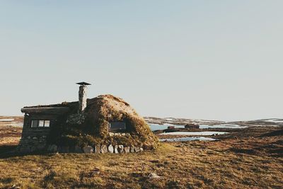 Built structure against clear sky