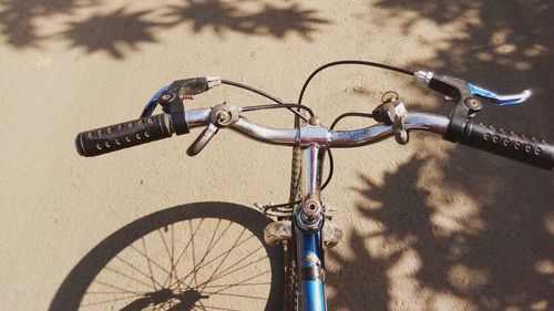 Close-up of bicycle