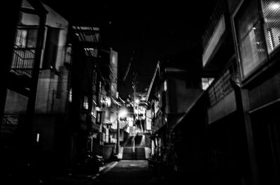 View of old building at night