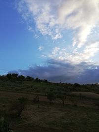 Scenic view of landscape against sky