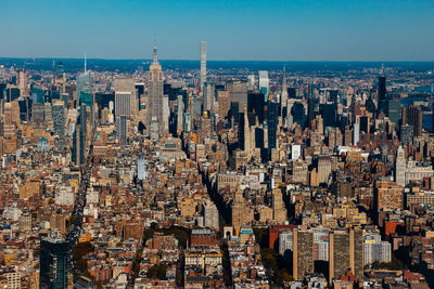 Aerial view of city