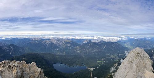 Panoramic view of landscape against sky