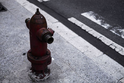 Fire hydrant side street