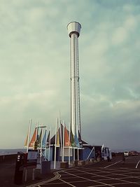 Built structure against cloudy sky