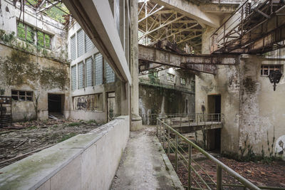 View of abandoned building