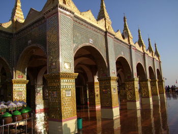 Low angle view of historical building