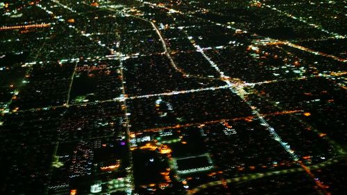 Full frame shot of illuminated lights