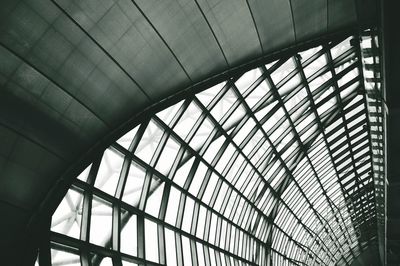 Low angle view of skylight