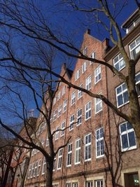 Low angle view of buildings in city