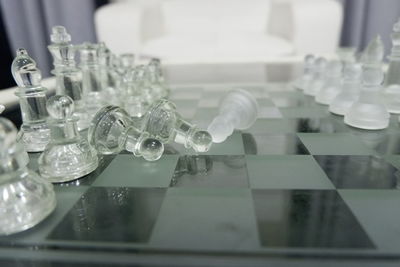 Close-up of bottles on table