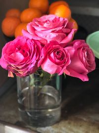 Close-up of rose bouquet