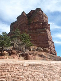 Scenic view of rocky mountains