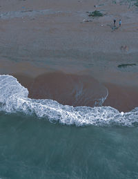 High angle view of sea