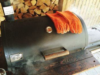 Close-up of food on table