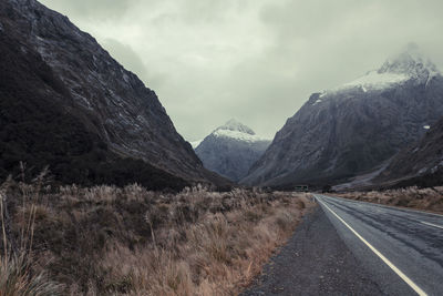Road to milford sound, new zealand