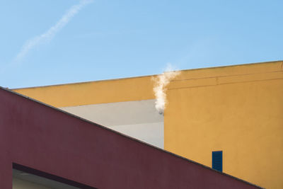 Low angle view of building against sky