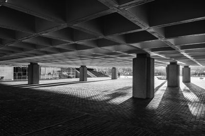 Architectural columns in the city