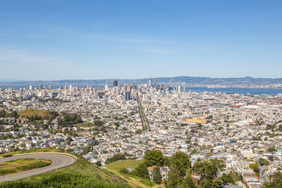 Aerial view of san francisco