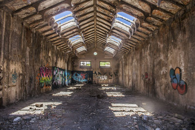 Corridor of building