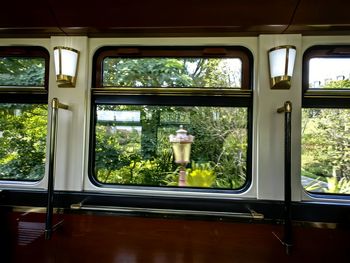 Interior of train