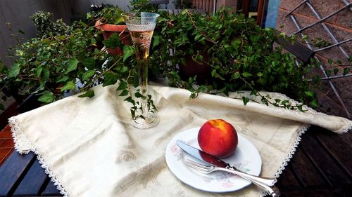 Fruits on table