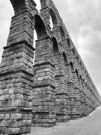 Low angle view of historical building against sky