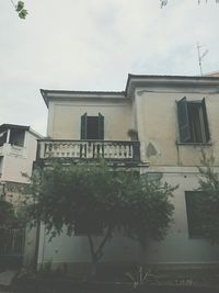 Low angle view of building against sky