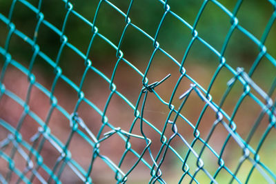 Full frame shot of metal fence