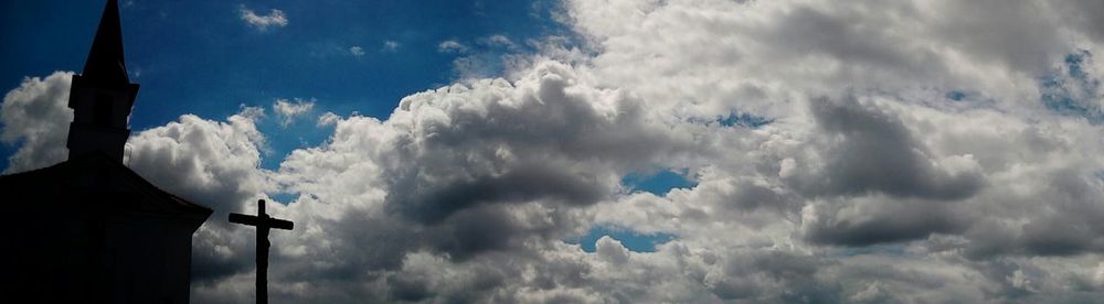 Low angle view of sky