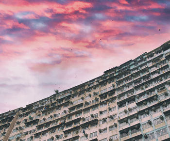 Low angle view of building against sky