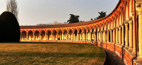 View of historic building against sky