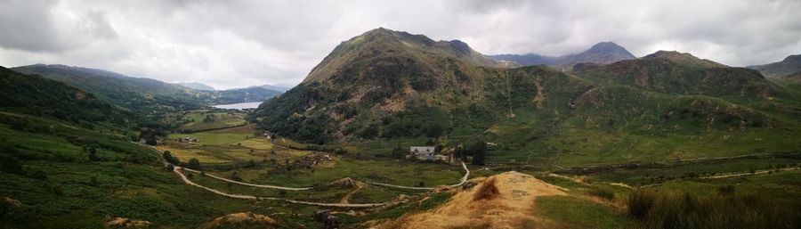 Panoramic view of landscape against sky