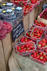 Close-up of fruits for sale in market