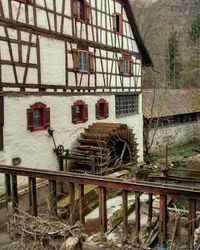 View of old built structure