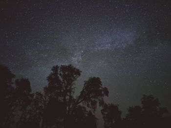 Milky way sky over national park