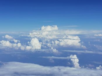 Low angle view of clouds in sky