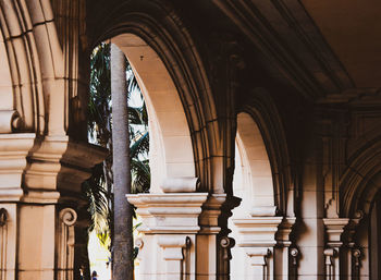 Low angle view of historical building