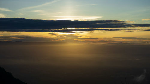 Scenic view of sky during sunset